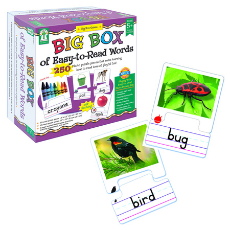 Carson Dellosa Big Box of Easy-to-Read Words Board Game, Grade K-2 840011
